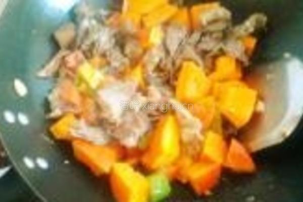 南瓜捞肉的做法图解6
