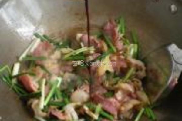 腊肉炒藠头的做法图解9