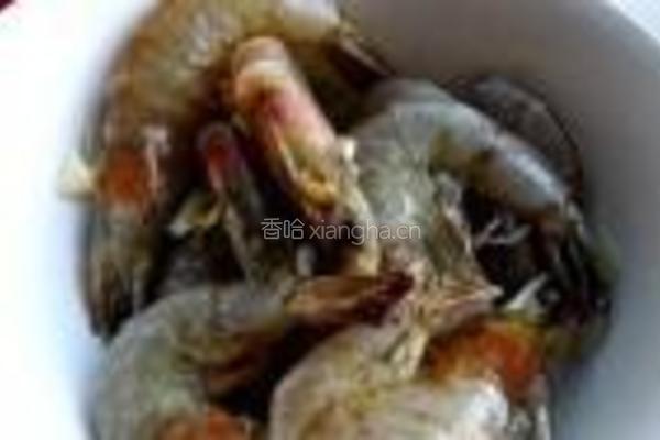 芹菜炒大虾的做法图解2