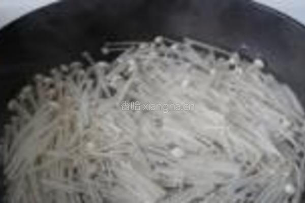 金针菇烧玉子豆腐的做法图解4