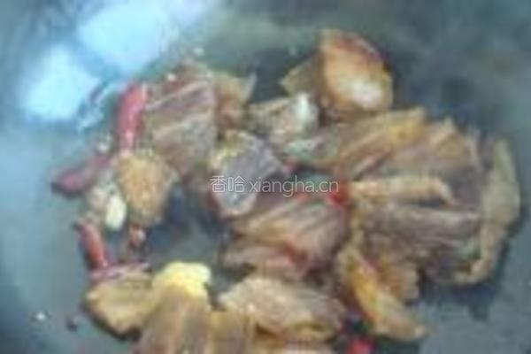 四季豆烧腊肉的做法图解6