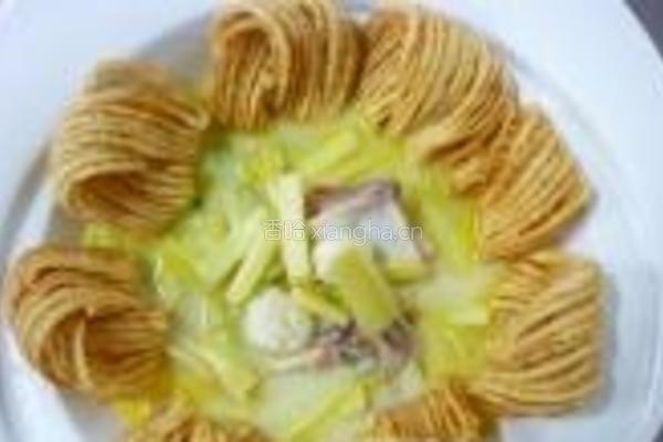 蒲菜茶馓的做法图解9