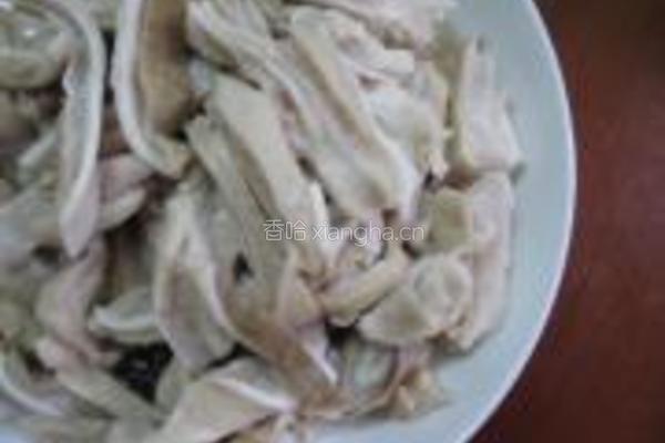 白切猪肚的做法图解6