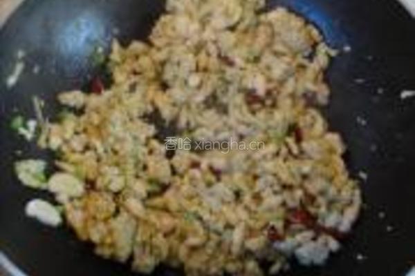 大葱炒豆丹的做法图解5