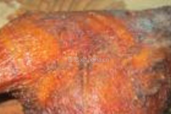 腌豆角炒熏鸭腿的做法图解1