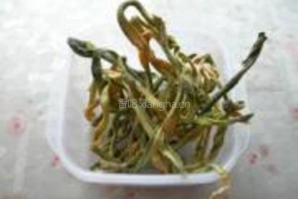 酱拌萝卜干的做法图解1