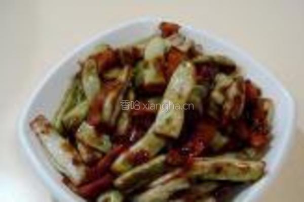 京酱焖白扁豆的做法图解12