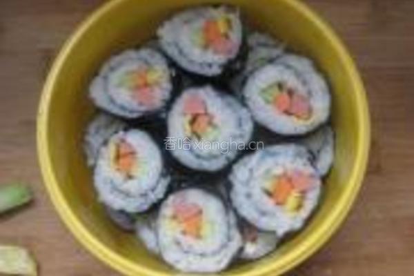 紫菜包饭的做法图解6
