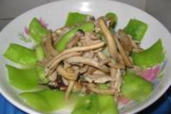丝瓜炒茶树菇的做法图解10