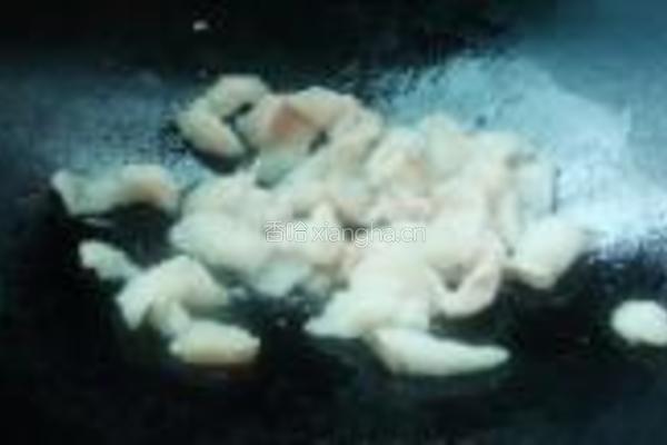 青头菌炒肉片的做法图解4