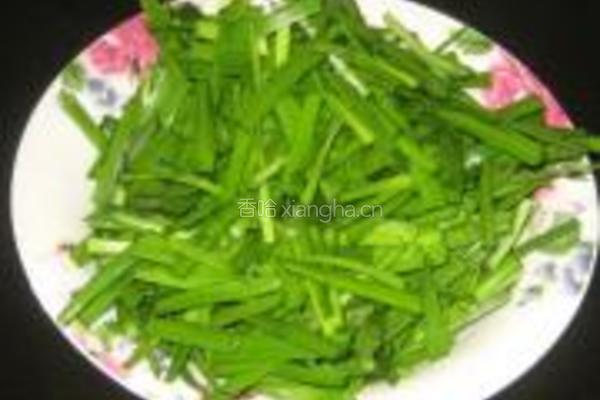 韭菜炒羊肝的做法图解1
