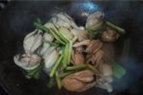 姜蒜炒生蚝的做法图解6