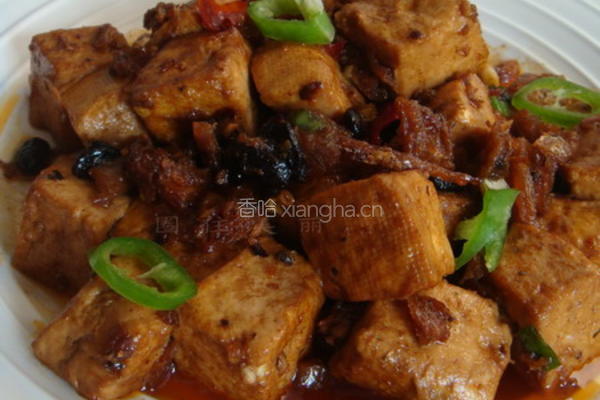 豆豉鲮鱼烧豆腐