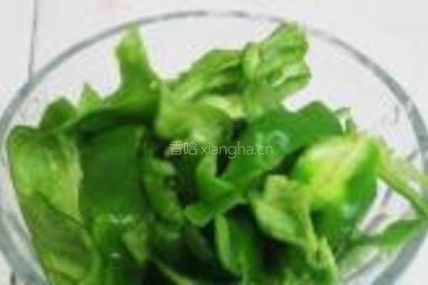 青椒炒鸭肫的做法图解3