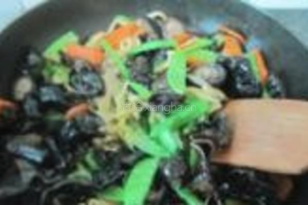 荷兰豆杂炒素菜的做法图解5