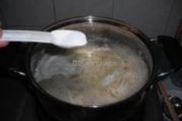 豆腐粒鲜虾汤面的做法图解10
