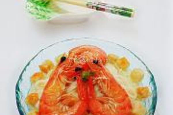 豆腐粒鲜虾汤面的做法图解16