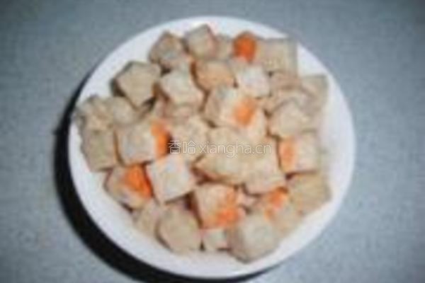 豆腐粒鲜虾汤面的做法图解4