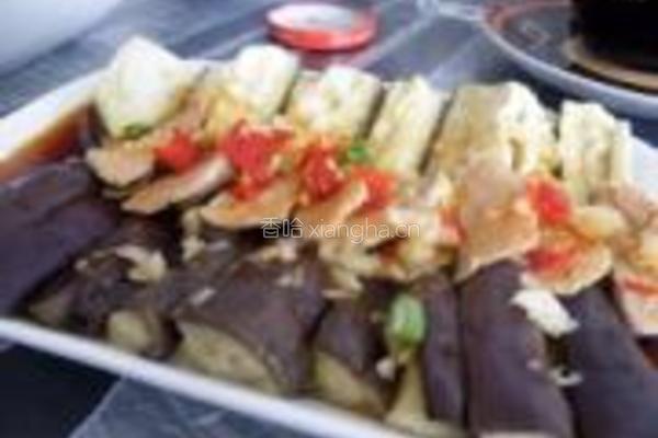 蒜泥白肉茄子的做法图解9
