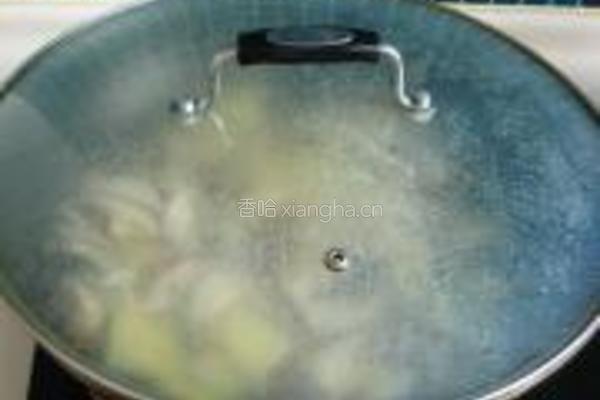 香菇海鲜疙瘩汤的做法图解7