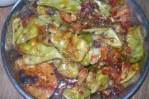五花肉炒扁豆的做法图解8