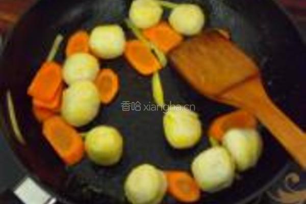 鱼丸煮青菜的做法图解4