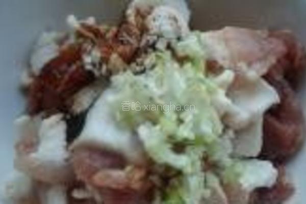 芋儿米粉蒸肉的做法图解4