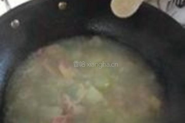 咸肉冬瓜汤的做法图解10