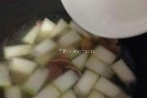 咸肉冬瓜汤的做法图解7