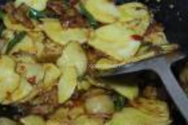 土豆回锅肉的做法图解5