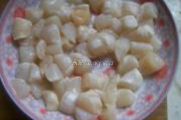 清炒鲜贝的做法图解1