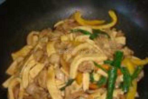 蚝油滑炒豆腐鸡肉的做法图解7