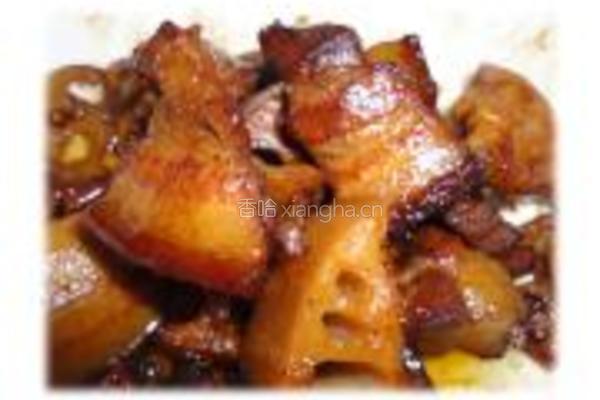 莲藕红烧肉的做法图解10