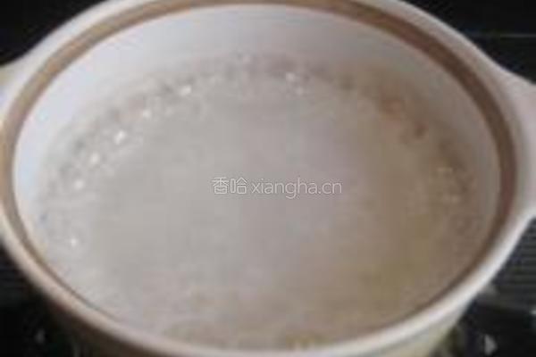 月季花桂圆糯米粥的做法图解2