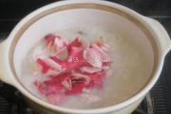 月季花桂圆糯米粥的做法图解5