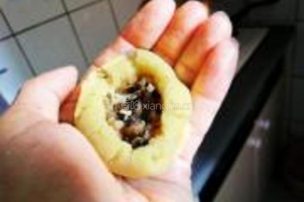 纯素绿豆酥皮月饼的做法图解6