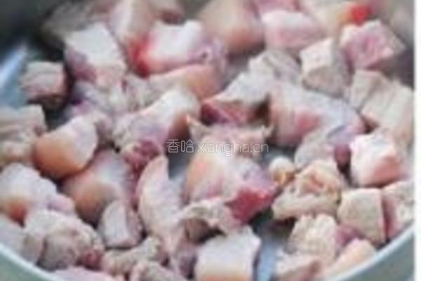 萝卜红烧肉的做法图解4