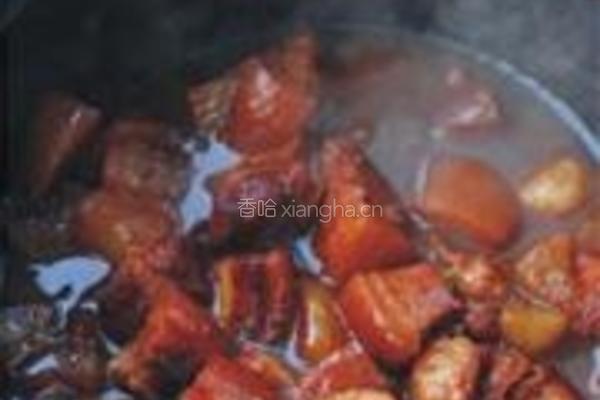 萝卜红烧肉的做法图解12