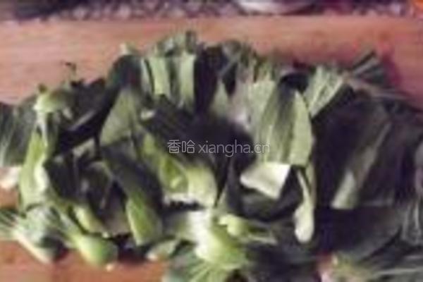 素炒青菜的做法图解2