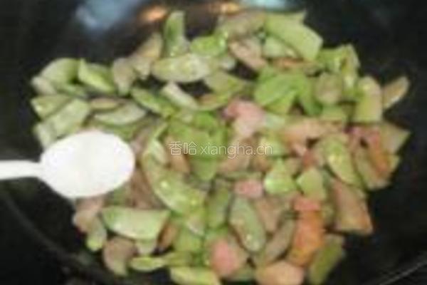 咸肉扁豆饭的做法图解6