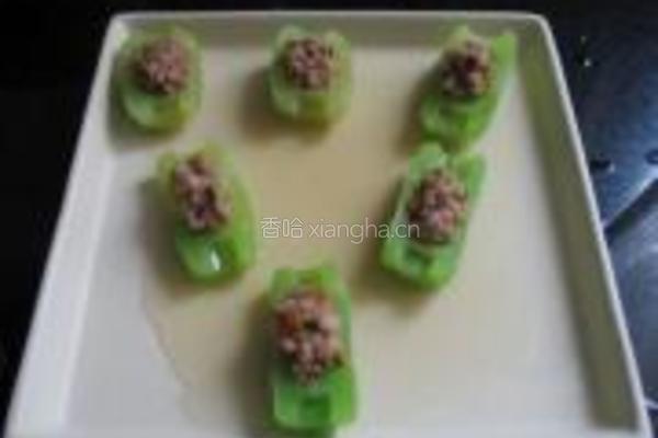 莴笋酿肉胶的做法图解18