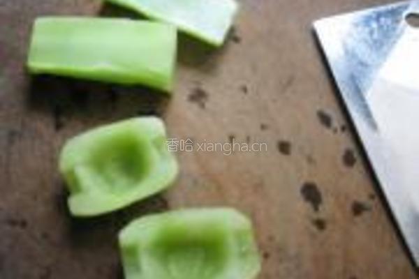莴笋酿肉胶的做法图解5