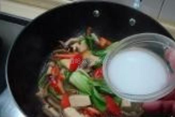 素烧杂菇嫩豆腐的做法图解6