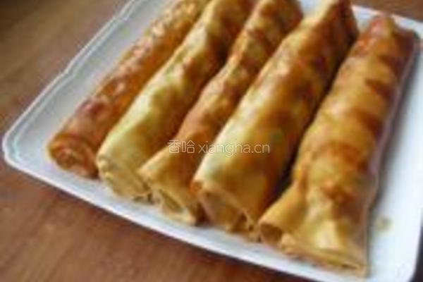 豆腐皮熏肉卷的做法图解8