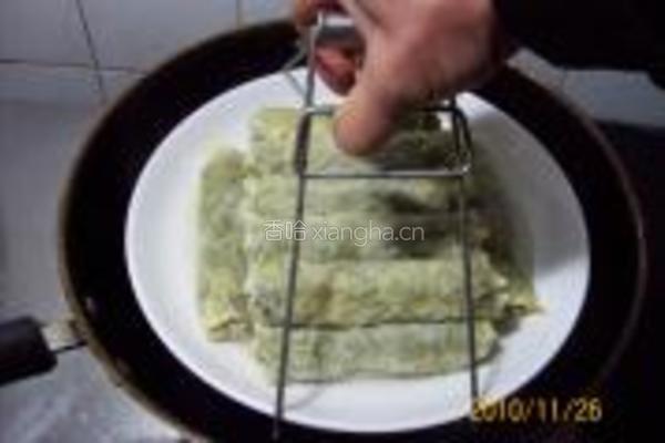 荠菜鲜肉百叶包的做法图解21