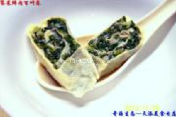 荠菜鲜肉百叶包的做法图解27