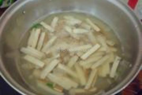 韭菜炒香干的做法图解2
