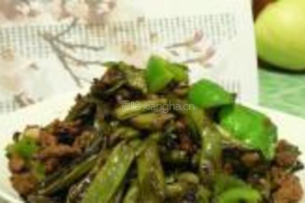 干煸肉末四季豆的做法图解18