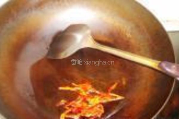 香菜拌千张丝的做法图解2