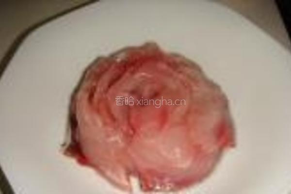 清蒸鱼片花的做法图解4